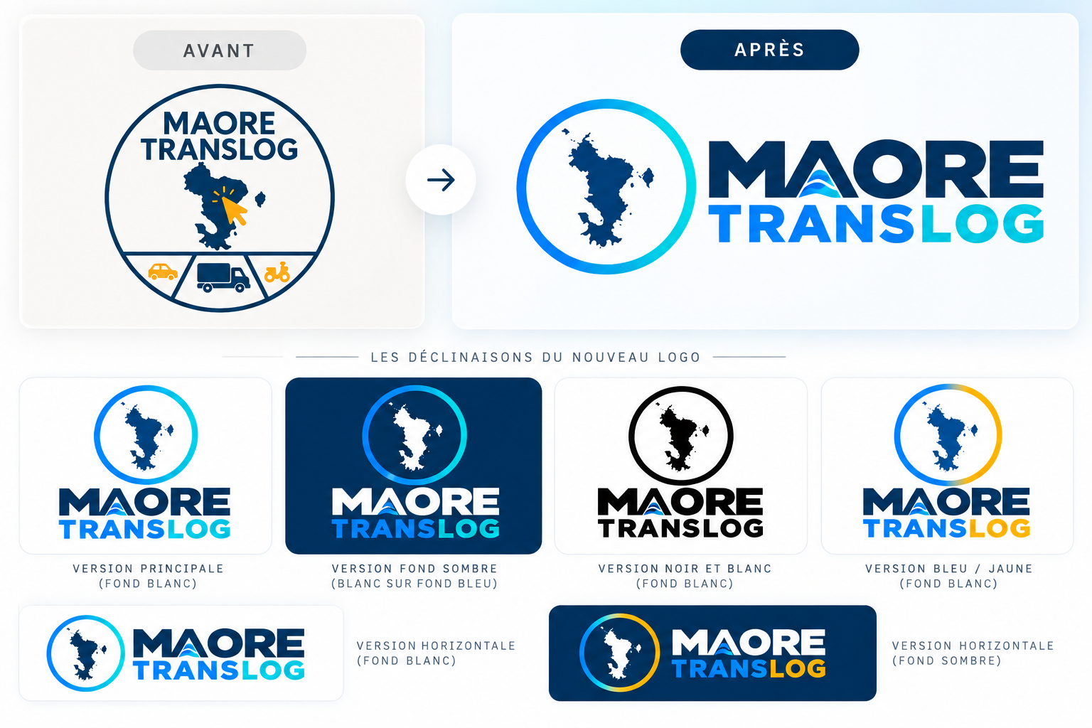 Amélioration logo Maore Translog