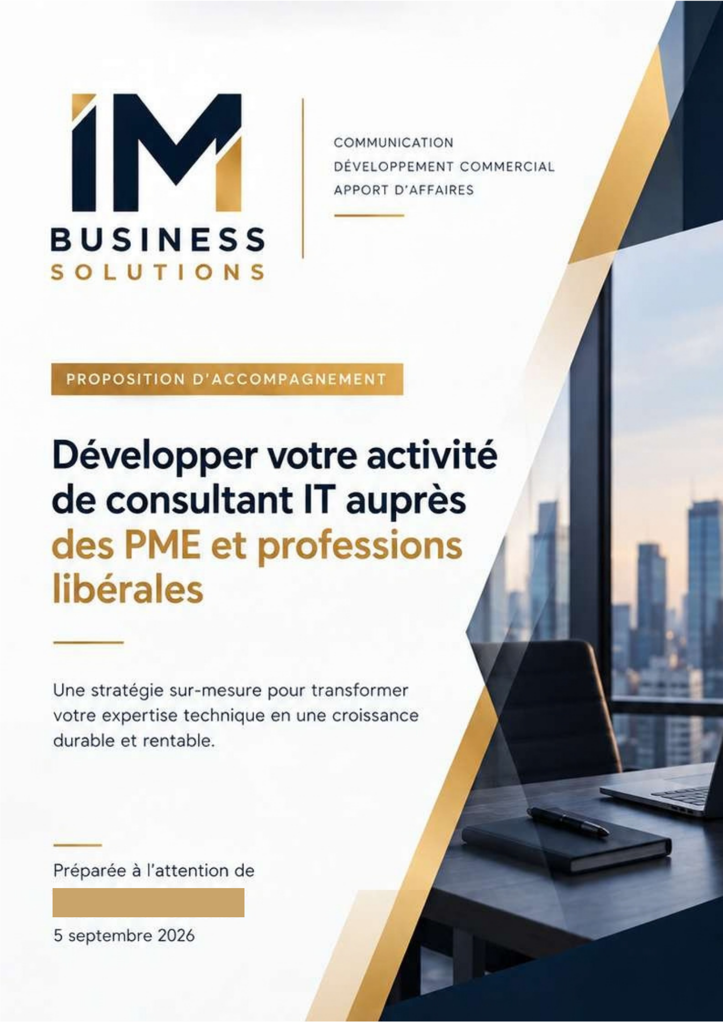 Proposition d'accompagnement